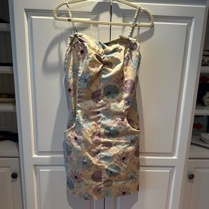 Tibi flower and shell dress